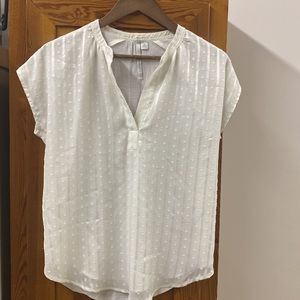 Lauren Conrad white blouse // size XS